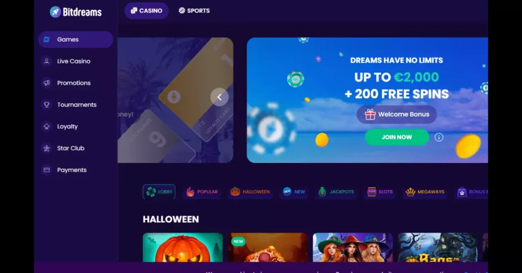 Bitdreams casino review