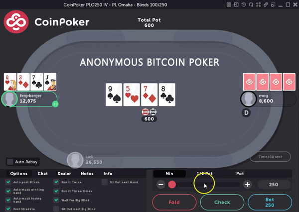 Coin poker site - niedrigster Rake Gebühr